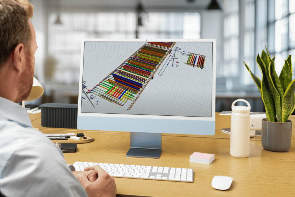 Logistics simulation software