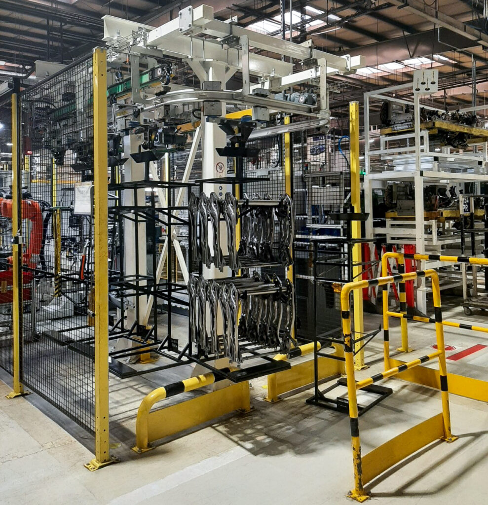 Unidad de carga en el stock de la estación de trabajo